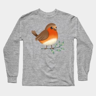 Robin redbreast Long Sleeve T-Shirt